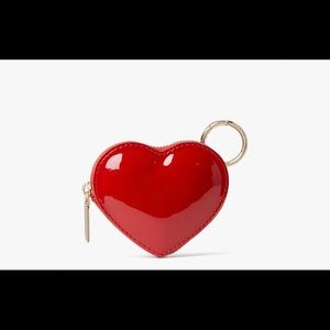 FOUND Kate Spade 3D red heart coin purse
